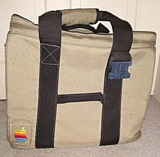 Vintage Apple Macintosh Computer Bag/ Carry - On Travel Tote,  16x12x14,  Good Shape
