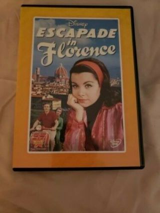 Escapade In Florence Dvd Vintage Disney Annette Funicello,  Tommy Kirk Like