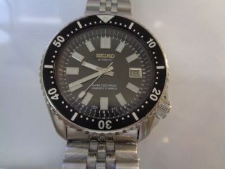 Seiko Diver Mens Watch Date Automatic 7002 - 7000 62mas Dial Sn.  462454