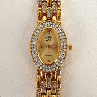 , Vintage Elizabeth Taylor White Diamonds Womens Quartz Wrist Watch