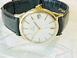 Men’s Omega 10k Gold Filled/st’ Steel.  560 Automatic Watch.  Crystal/band
