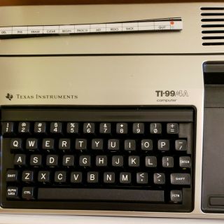 Vintage 1982 Texas Instruments Home Computer TI - 99/4a with adapter only. 3