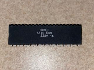 Mos 6510 Cpu For Commodore 64/c64/sx64 -,  Nos,  Dc: 23/89