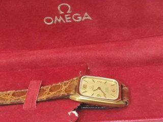 Vintage Omega 1387 De Ville Quartz Lady Watch - - For Repair /parts