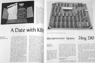 1975,  Best of BYTE 1st 6 Issues Altair 8800 KIM - 1 SWTPC 6800 PDP - 11 IMSAI 8080 3