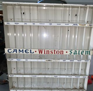 Vintage Cigarette Metal Store Merchandisers Display Rack