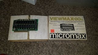 Vintage Apple Iie 80 Column Extended Video Card Viewmax - 80e Micromax Guaranteed