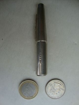 Vintage Art Deco Sterling Silver BECK Striker Pocket Cigarette LIGHTER Petrol 4