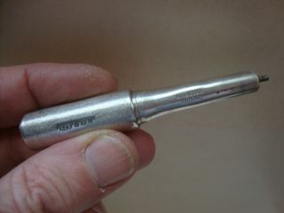 Vintage Art Deco Sterling Silver BECK Striker Pocket Cigarette LIGHTER Petrol 6
