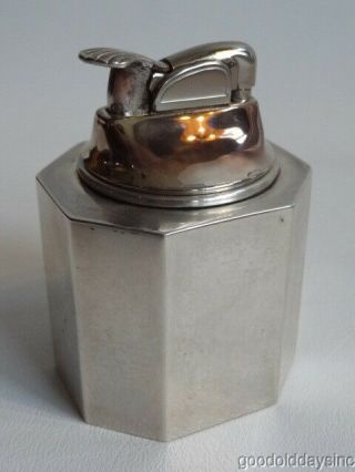 Vintage Tiffany & Co.  Makers Sterling Silver Evans Lighter - Table Cigar Lighter