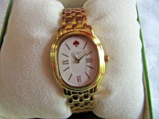Kate Spade York Staten Gold - Tone Stainless Bracelet Watch Ksw1432 $225.  00