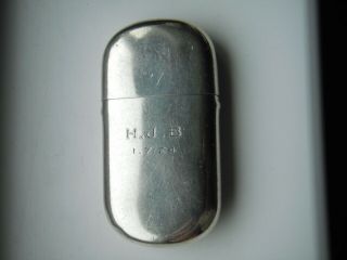 Vintage Solid Silver Lighter.  Adie Bros,  1924