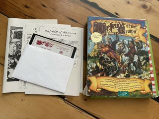 Defender Of The Crown / Mindscape C64 Commodore 64 Rare Disk / Boxed