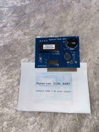 Hyperion 512k Ram,  (4x Saturn 128k And No Slot Clock Card For Apple Ii)