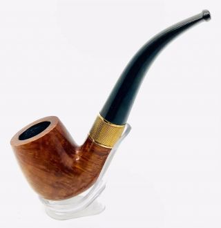 Dunhill Root Briar Tobacco Pipe 9k Gold Band (1975) Group 4