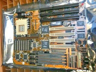 Rare Vintage Fic Pt - 2003 At Socket 7 Pentium Motherboard - Usa Seller