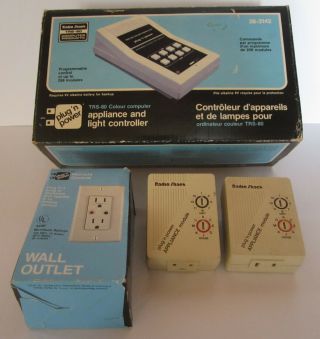 Radio Shack Trs - 80 Plug N Power Color Computer Appliance Light Controller Boxed