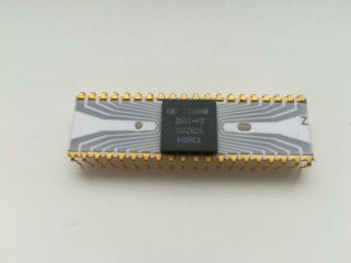 Ami 2651 - P2 7928 Vintage White Ceramic Gold Support Chip For 2650 Cpu Year 1979