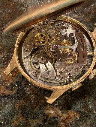 Phigied Extra 18k Gold Watch,  Winds Up And Runs 5