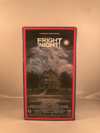 Vintage Fright Night Vhs Tape Columbia Pictures 1987