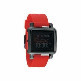 Nixon The Housing Red Rubber Mens Watch A157 - 760