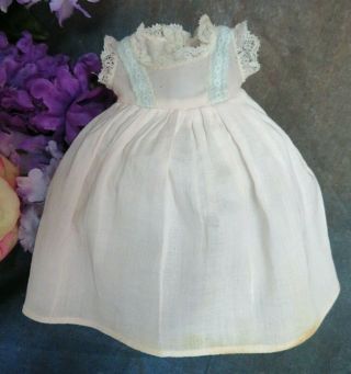 Vintage 1950 Tagged Madame Alexander - Kins Doll Dress For 8 " Wendy Pink Lace Trim