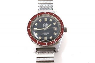 A Quality Gents Vintage Buler 6 ATM Divers Automatic Wristwatch A/F 22712 2