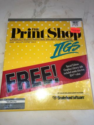 Broderbund Software The Print Shop for Apple IIGS Computer 3