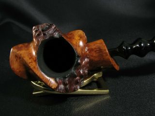 BEN WADE Royal Grain exquisite straight grain freehand pipe by PREBEN HOLM 1970s 5