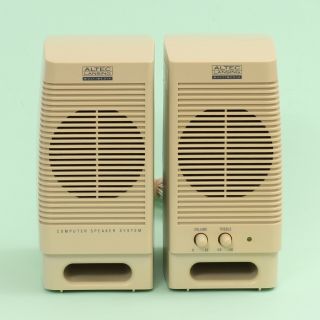 Vintage Altec Lansing Acs90 Multimedia Computer Speaker System (pc Speakers)