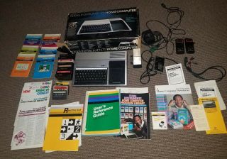 Texas Instruments Ti - 99/4a Computer,  Power Supply,  Speech Synthesizer,  Games Etc.