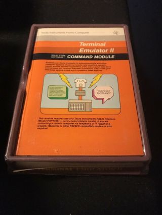 Ti - 99/4a Ti99/4 Module Terminal Emulator 2 Ii Speech Cartridge Version B