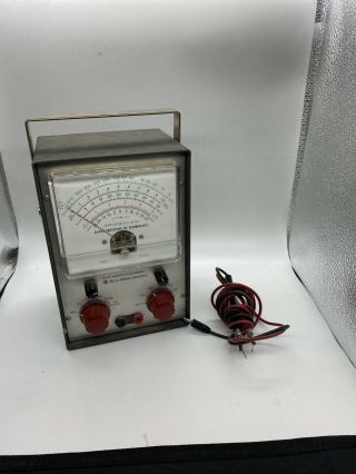 Vintage Transistorized Meter Devry Institute Technology Bell & Howell Schools Et
