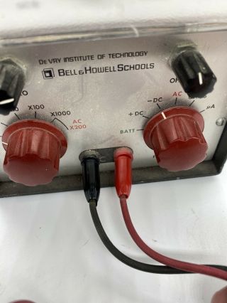 Vintage Transistorized Meter DeVry Institute Technology Bell & Howell Schools ET 3