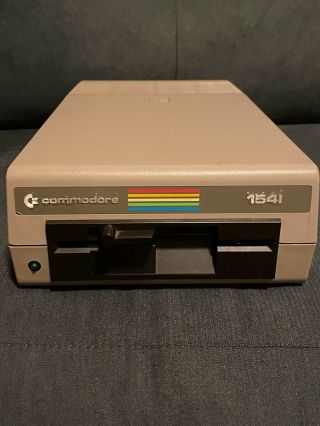 Vintage Commodore 5.  25 " 1541 Floppy Disk Drive With Cable