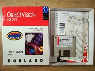 Vintage Borland Objectvision 2.  0 For Os/2 Rare