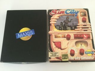 Sim City Classic,  Terrain Editor Apple Macintosh Version Mac Vintage