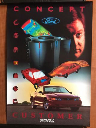 One Of A Kind - Cray Research / Ford Motor Company Custom Poster