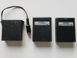 Jupiter Lander,  Star Ranger,  & Currah Speech 64 Commodore 64 C64 Game Cartridges
