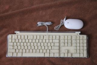 Vintage Apple Pro Keyboard Set With Mouse