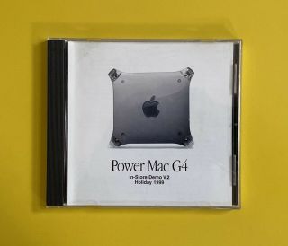 Powermac G4 In Store Demo Cd V.  2 Holiday 1999 Apple Computer Collectable Rare