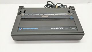 Commodore Mps 803 Dot Matrix Printer Powers On Please Read