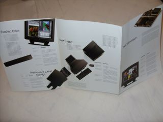 Nextdimension & Cube & Station Steven Jobs Apple Nextstep Brochure Portugal