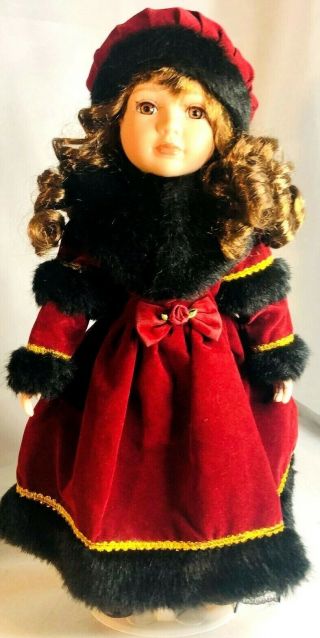 Alexandra 2000 Porcelain Doll Limited Edition Burnett Hair/brown Eyes Ps Design