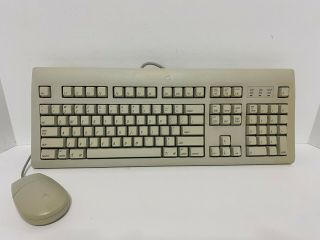 Vintage Apple Keyboard M2980 And Mouse M2706