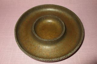 Antique Tiffany Studios York Arts & Crafts Bronze Ash Tray Dish 1717 Rare 2