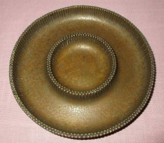 Antique Tiffany Studios York Arts & Crafts Bronze Ash Tray Dish 1717 Rare 4