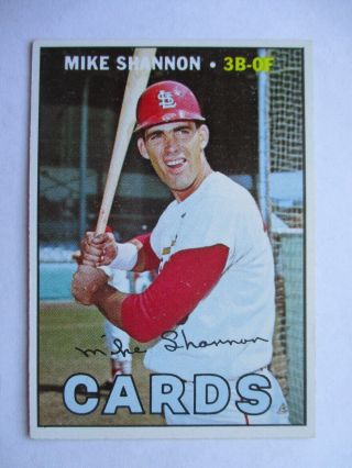 1967 605 - High Number Mike Shannon Nm/mt,