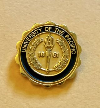 University Of The Pacific Pin Uop Stockton Ca - Lapel Hat Pin Vintage