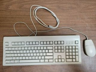 Vintage Apple Keyboard M2980 And Apple Dekstop Bus Mouse Ii M2706